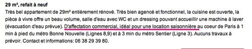 Annonce loc saisonn Annonce loc saisonn